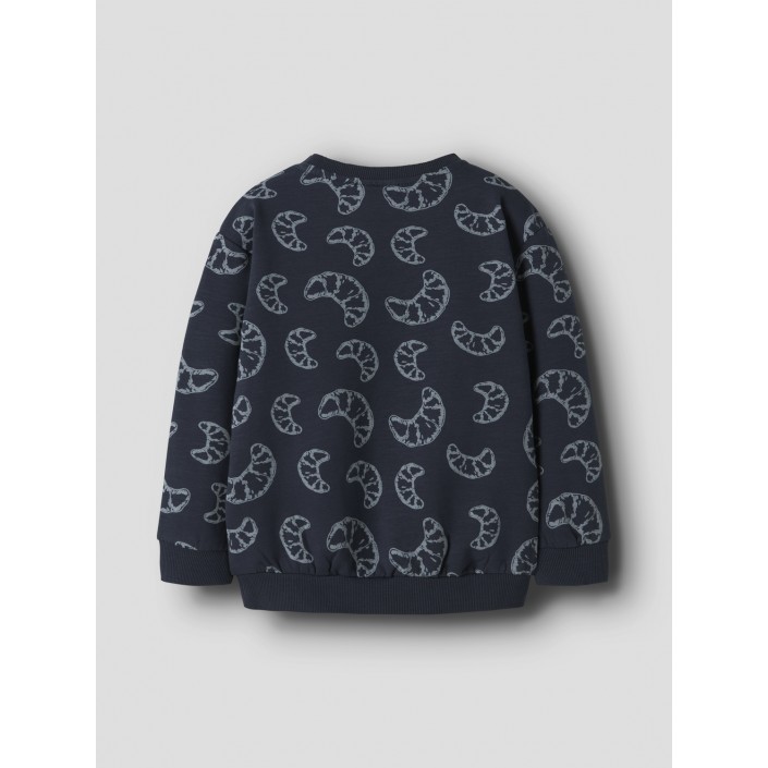 NAME IT MINI NMMRICHIE LS NREG SWEAT BRU Navy Blazer | Freewear NMMRICHIE LS NREG SWEAT BRU - www.freewear.nl - Freewear