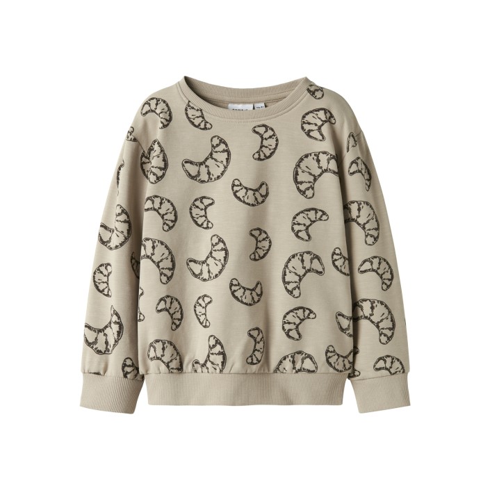 NAME IT MINI NMMRICHIE LS NREG SWEAT BRU Island Fossil | Freewear NMMRICHIE LS NREG SWEAT BRU - www.freewear.nl - Freewear