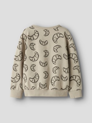 NAME IT MINI NMMRICHIE LS NREG SWEAT BRU Island Fossil | Freewear NMMRICHIE LS NREG SWEAT BRU - www.freewear.nl - Freewear