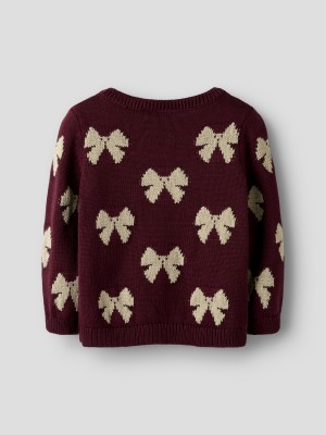 NAME IT MINI NMFREKKA LS KNIT Burgundy | Freewear NMFREKKA LS KNIT - www.freewear.nl - Freewear