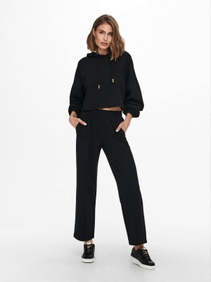 Only ONLPOPTRASH-SUKI LIFE MW PANT PNT N: Black | Freewear ONLPOPTRASH-SUKI LIFE MW PANT PNT N: - www.freewear.nl - Freewear