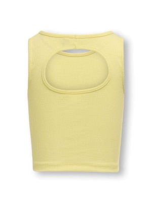 Only KOGNESSA S/L CUT OUT TOP BOX JRS Yellow Pear/Back Cut Out | Freewear KOGNESSA S/L CUT OUT TOP BOX JRS - www.freewear.nl - Freewear