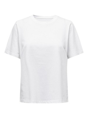 Only ONLONLY  S/S TEE JRS NOOS White | Freewear ONLONLY  S/S TEE JRS NOOS - www.freewear.nl - Freewear