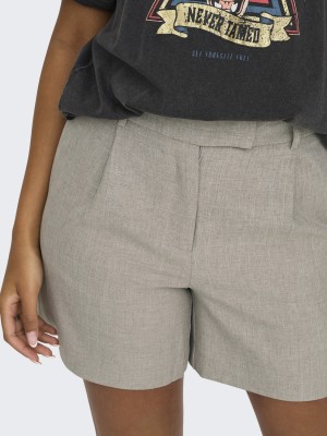Only ONLLINDA HW MEL SHORTS TLR NOOS Fungi/MELANGE | Freewear ONLLINDA HW MEL SHORTS TLR NOOS - www.freewear.nl - Freewear