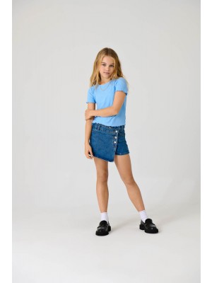 Only KOGJENNY SKORT DNM PIM020 NOOS medium blue denim | Freewear KOGJENNY SKORT DNM PIM020 NOOS - www.freewear.nl - Freewear