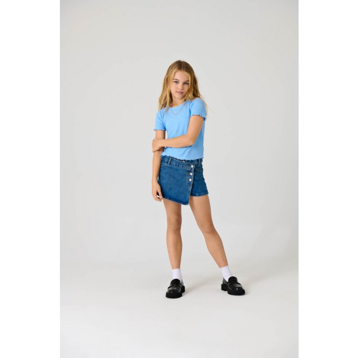Only KOGJENNY SKORT DNM PIM020 NOOS medium blue denim | Freewear KOGJENNY SKORT DNM PIM020 NOOS - www.freewear.nl - Freewear