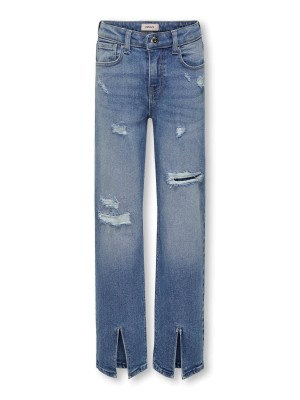 Only KOGASTRID WIDE DEST SLIT DNM AZG Medium Blue Denim | Freewear KOGASTRID WIDE DEST SLIT DNM AZG - www.freewear.nl - Freewear