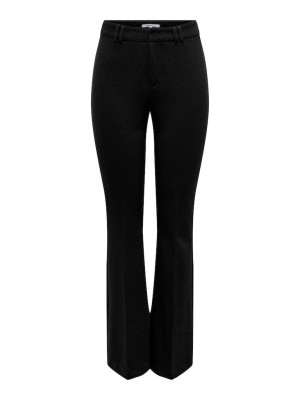 Only ONLPEACH MW FLARED PANT TLR NOOS Black | Freewear ONLPEACH MW FLARED PANT TLR NOOS - www.freewear.nl - Freewear