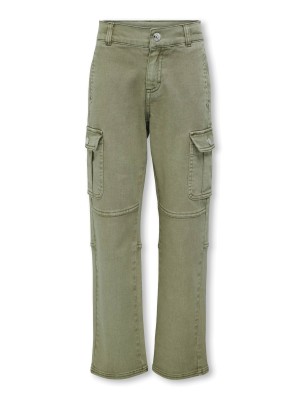 Only KOGRORY-FIA STR CARGO PANT CC PNT Vetiver | Freewear KOGRORY-FIA STR CARGO PANT CC PNT - www.freewear.nl - Freewear