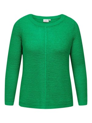 Carmakoma CARNEW FOXY L/S PULLOVER KNT Green Bee | Freewear CARNEW FOXY L/S PULLOVER KNT - www.freewear.nl - Freewear