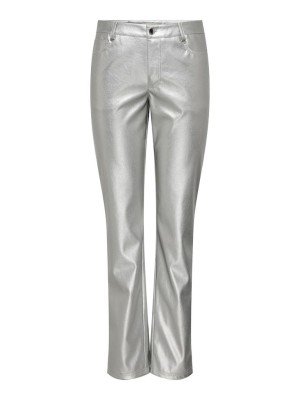 Only ONLJACI-LILO MW METAL FAUX LEAT STR: Silver | Freewear