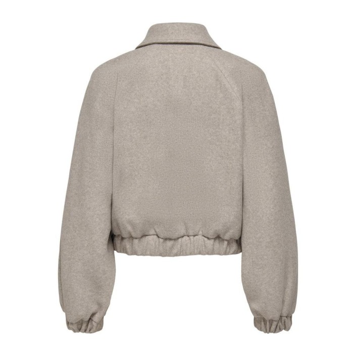 Only ONLNANCY LIFE COLLAR JACKET CC OTW Simply Taupe/Melange | Freewear ONLNANCY LIFE COLLAR JACKET CC OTW - www.freewear.nl - Freewear