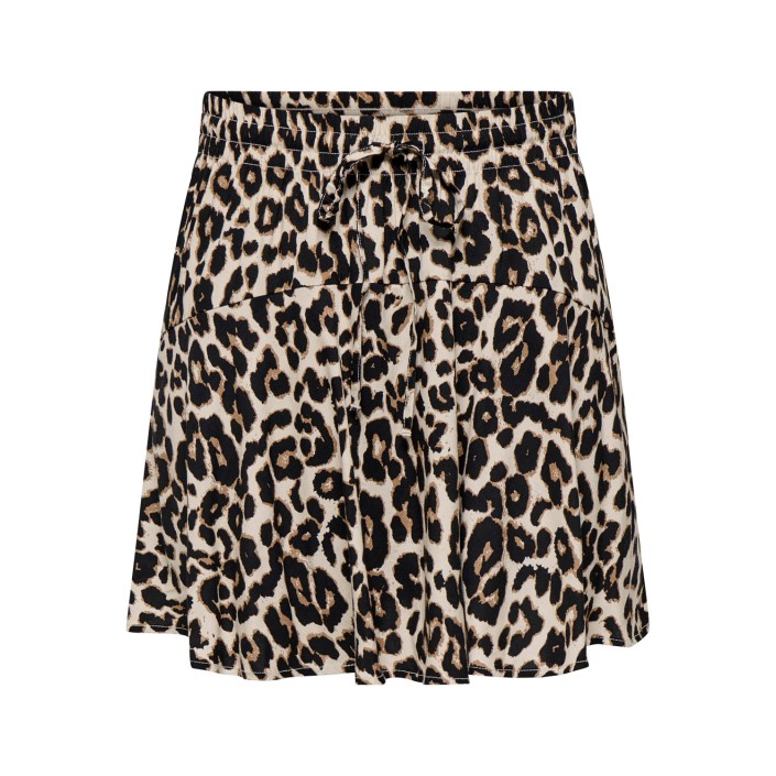 Only ONLNALA LIFE SKORT WVN NOOS Pumice Stone/LEO | Freewear ONLNALA LIFE SKORT WVN NOOS - www.freewear.nl - Freewear
