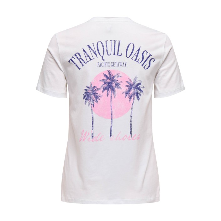 Only ONLLUCIA REG S/S TOP JRS Bright White/Oasis | Freewear ONLLUCIA REG S/S TOP JRS - www.freewear.nl - Freewear