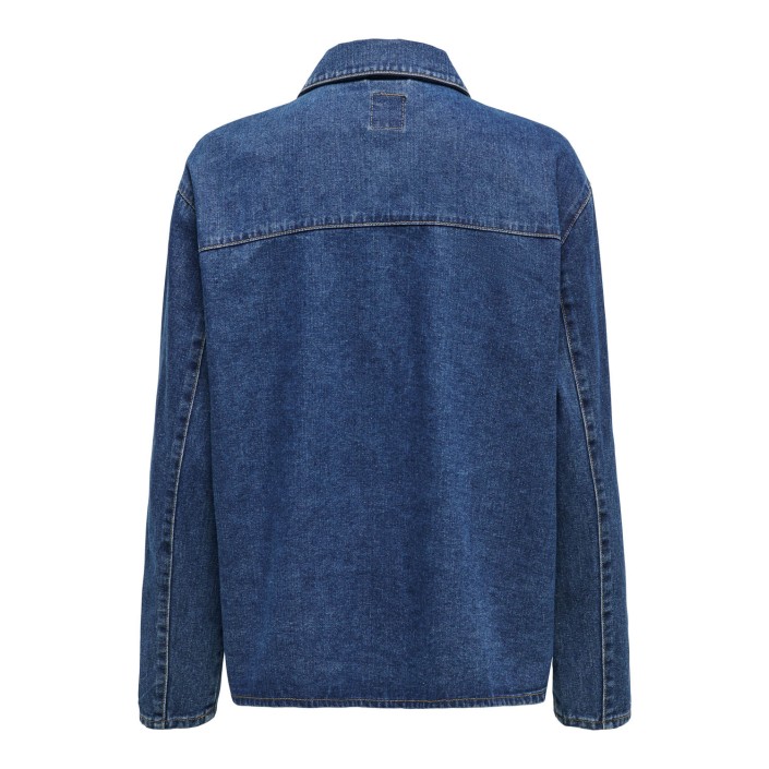 Only ONLTHILLE L/S TIE DNM JACKET GUA Dark Blue Denim | Freewear ONLTHILLE L/S TIE DNM JACKET GUA - www.freewear.nl - Freewear