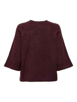 Only ONLSIMONI 3/4 PULLOVER KNT NOOS Port Royale/MELANGE | Freewear ONLSIMONI 3/4 PULLOVER KNT NOOS - www.freewear.nl - Freewear