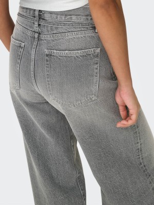 Only ONLGIANNA MW STRAIGHT DOT757 DNM NO: Medium Grey Denim | Freewear ONLGIANNA MW STRAIGHT DOT757 DNM NO: - www.freewear.nl - Freewear