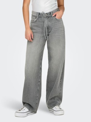 Only ONLGIANNA MW STRAIGHT DOT757 DNM NO: Medium Grey Denim | Freewear ONLGIANNA MW STRAIGHT DOT757 DNM NO: - www.freewear.nl - Freewear