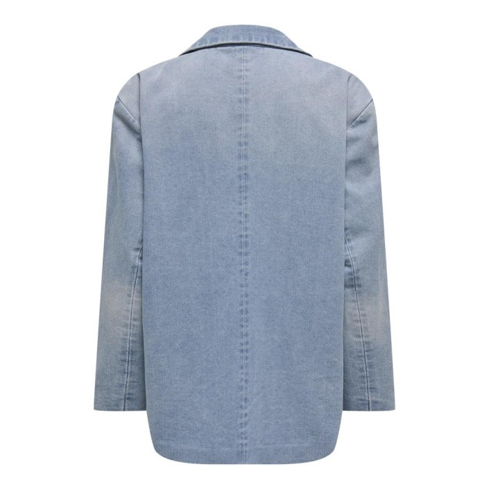 Only ONLCORY LS DNM BLAZER GUA Light Blue Denim/PINK LINING | Freewear ONLCORY LS DNM BLAZER GUA - www.freewear.nl - Freewear