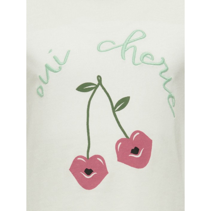 ONLY:KIDS ONLY KMGCANDY LIFE S/S PRINTED TEE JRS N: Cloud Dancer/Cherries | Freewear KMGCANDY LIFE S/S PRINTED TEE JRS N: - www.freewear.nl - Freewear