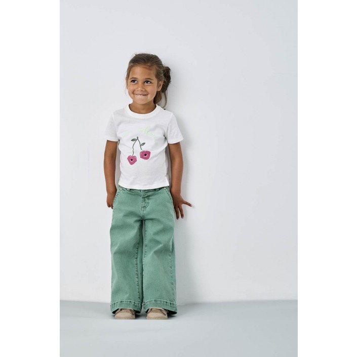 ONLY:KIDS ONLY KMGCANDY LIFE S/S PRINTED TEE JRS N: Cloud Dancer/Cherries | Freewear KMGCANDY LIFE S/S PRINTED TEE JRS N: - www.freewear.nl - Freewear
