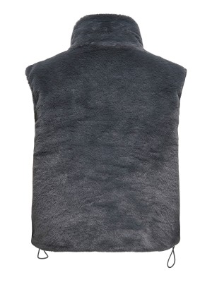 Only ONLDANA FAUX FUR REV.WAISTCOAT OTW : Blackened Pearl | Freewear ONLDANA FAUX FUR REV.WAISTCOAT OTW : - www.freewear.nl - Freewear