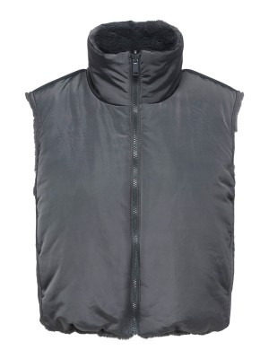 Only ONLDANA FAUX FUR REV.WAISTCOAT OTW : Blackened Pearl | Freewear ONLDANA FAUX FUR REV.WAISTCOAT OTW : - www.freewear.nl - Freewear