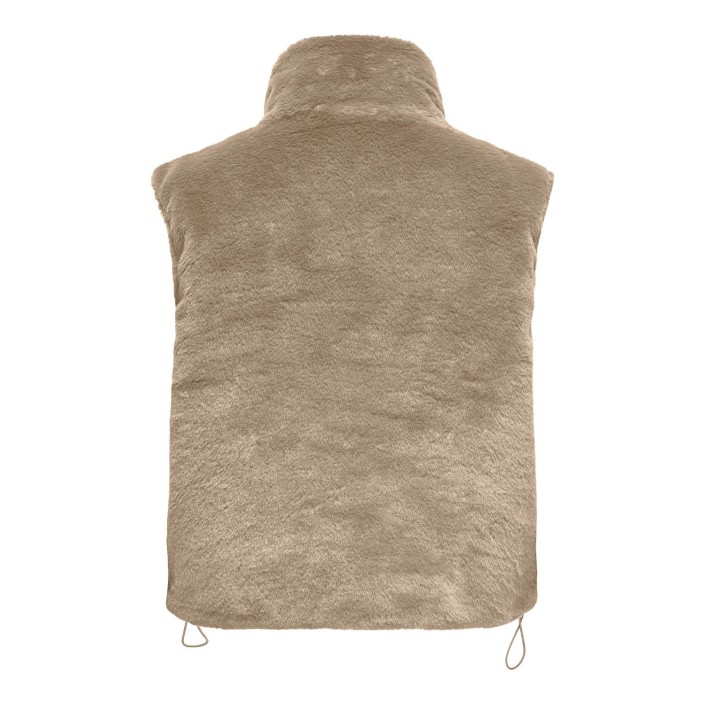 Only ONLDANA FAUX FUR REV.WAISTCOAT OTW : Silver Mink | Freewear ONLDANA FAUX FUR REV.WAISTCOAT OTW : - www.freewear.nl - Freewear