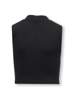 Only KOGLINEA LIFE TEXT S/L SHORT TOP CS: Black/Easy Peasy Lemon Squezzie | Freewear KOGLINEA LIFE TEXT S/L SHORT TOP CS: - www.freewear.nl - Freewear