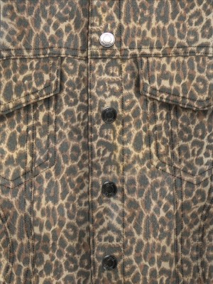 Only KOGNAOMI-CASTEL WASH AOP PLAYSUIT C: Toasted Coconut/Leo Washed | Freewear KOGNAOMI-CASTEL WASH AOP PLAYSUIT C: - www.freewear.nl - Freewear
