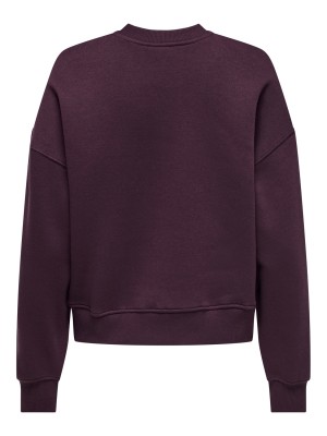 Only ONLBEST L/S PRINT CREW NECK SWT Winetasting/Art | Freewear ONLBEST L/S PRINT CREW NECK SWT - www.freewear.nl - Freewear