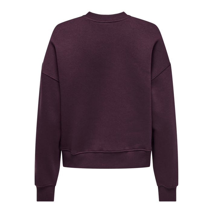 Only ONLBEST L/S PRINT CREW NECK SWT Winetasting/Art | Freewear ONLBEST L/S PRINT CREW NECK SWT - www.freewear.nl - Freewear