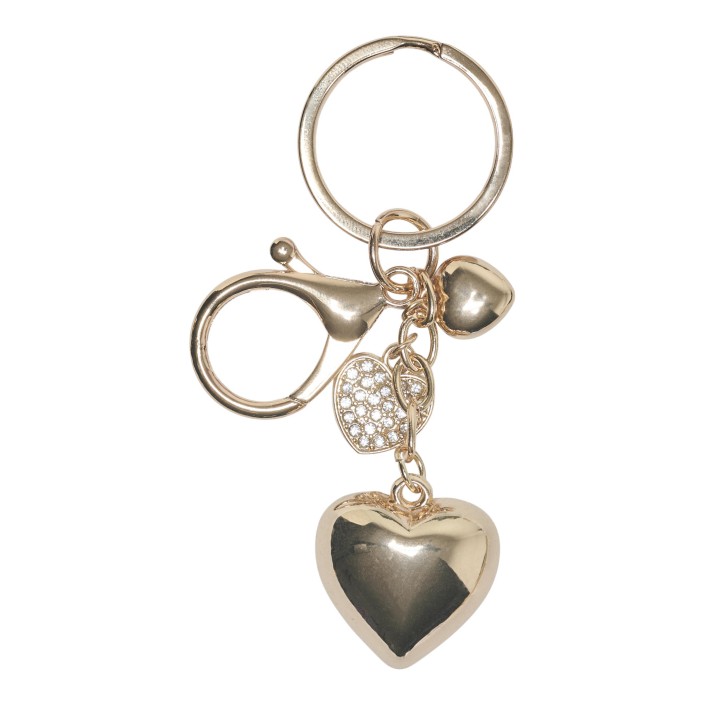 Only KOGCHARMY BAG CHARM ACC Gold Colour/Heart/ONLY Logo | Freewear KOGCHARMY BAG CHARM ACC - www.freewear.nl - Freewear