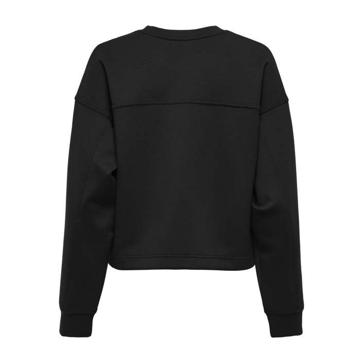 Only ONLALINA LIFE SLIT ROUNDNECK SWT Black | Freewear ONLALINA LIFE SLIT ROUNDNECK SWT - www.freewear.nl - Freewear