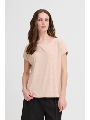 ICHI IHREBEL SS6:T-Shirts Simply Taupe | Freewear IHREBEL SS6:T-Shirts - www.freewear.nl - Freewear