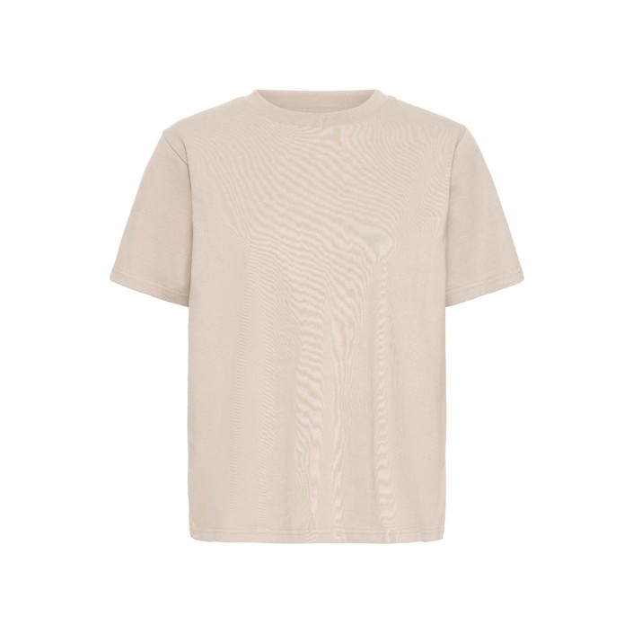 ICHI IHPALMER LOOSE SS:T-Shirts Simply Taupe | Freewear IHPALMER LOOSE SS:T-Shirts - www.freewear.nl - Freewear