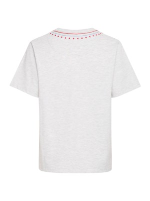 ICHI IHNYNNA SS3:T-Shirts Light grey melange | Freewear IHNYNNA SS3:T-Shirts - www.freewear.nl - Freewear