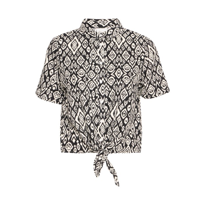 ICHI IHLINNO SH2:Shirts/Blouse Natural Ecru | Freewear IHLINNO SH2:Shirts/Blouse - www.freewear.nl - Freewear