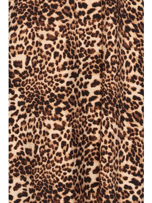 ICHI IHANISSE DR:Dresses Sandshell/Brown LEO print | Freewear IHANISSE DR:Dresses - www.freewear.nl - Freewear