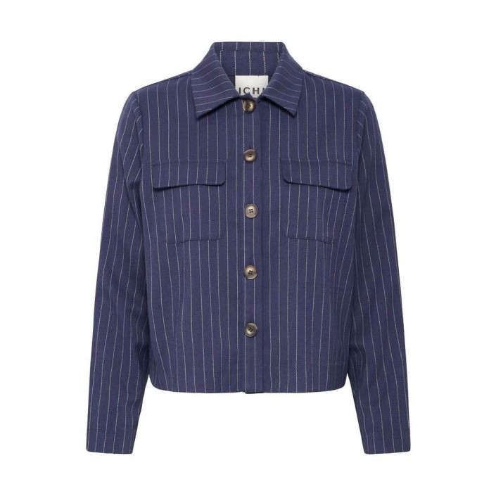 ICHI IHLANOLA SH:Shirts/Blouse Patriot Blue | Freewear IHLANOLA SH:Shirts/Blouse - www.freewear.nl - Freewear