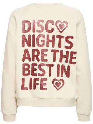 ICHI IHLELA SW5:Sweatshirt BIRCH COWHIDE GLITTER | Freewear IHLELA SW5:Sweatshirt - www.freewear.nl - Freewear