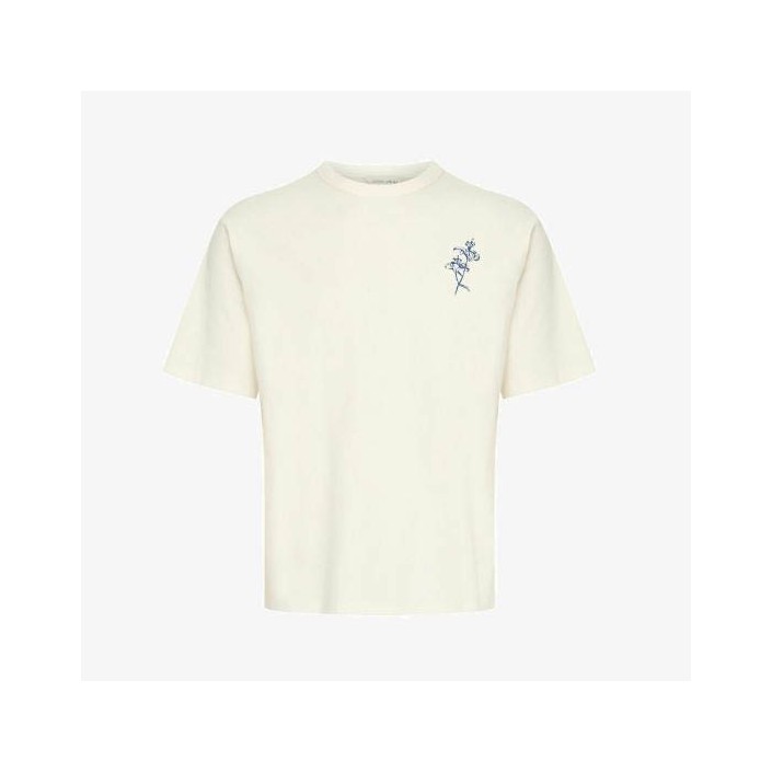 Casual Friday CFJAXSON tee with backprint:T-Shirts Cloud Dancer | Freewear CFJAXSON tee with backprint:T-Shirts - www.freewear.nl - Freewear