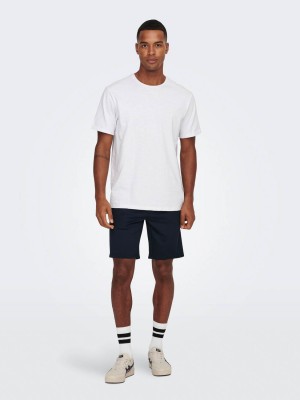 ONLY&SONS ONSMARK SHORTS 0209 NOOS Night Sky | Freewear ONSMARK SHORTS 0209 NOOS - www.freewear.nl - Freewear