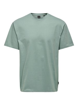 ONLY&SONS ONSFRED RLX SS TEE NOOS Chinois Green | Freewear ONSFRED RLX SS TEE NOOS - www.freewear.nl - Freewear