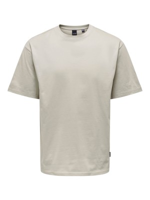 ONLY&SONS ONSFRED RLX SS TEE NOOS Silver Lining | Freewear ONSFRED RLX SS TEE NOOS - www.freewear.nl - Freewear