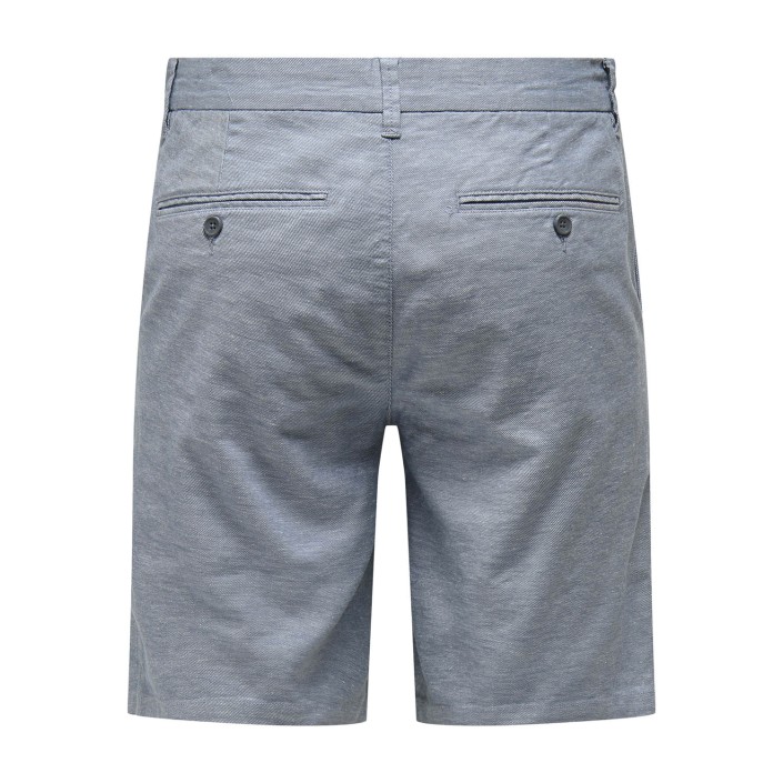 ONLY&SONS ONSMARK 0011 COTTON LINEN SHORTS NO: Flint Stone | Freewear ONSMARK 0011 COTTON LINEN SHORTS NO: - www.freewear.nl - Freewear