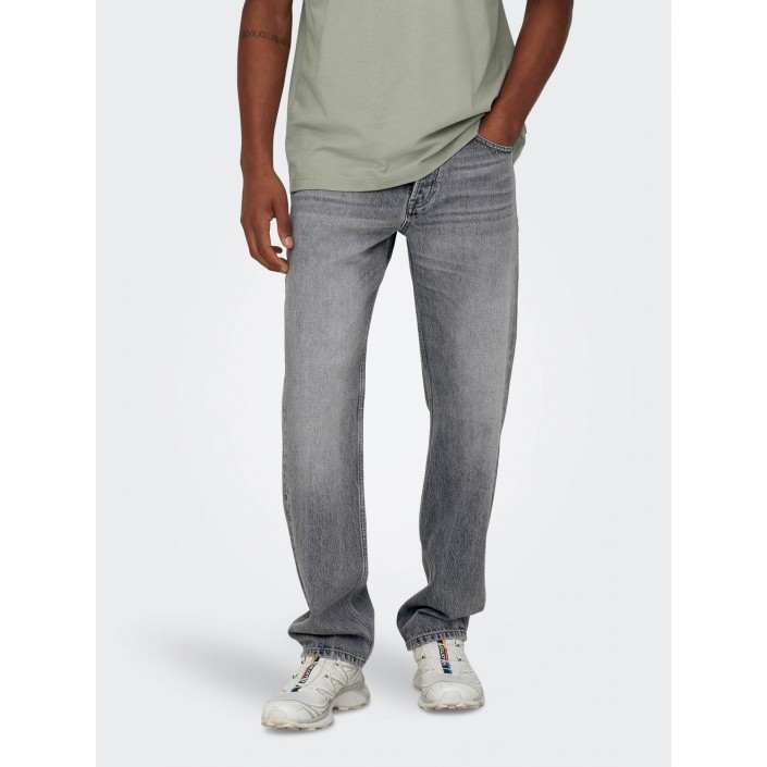 ONLY&SONS ONSEDGE STRAIGHT MG 8202 TAI DNM NO: Medium Grey Denim | Freewear ONSEDGE STRAIGHT MG 8202 TAI DNM NO: - www.freewear.nl - Freewear