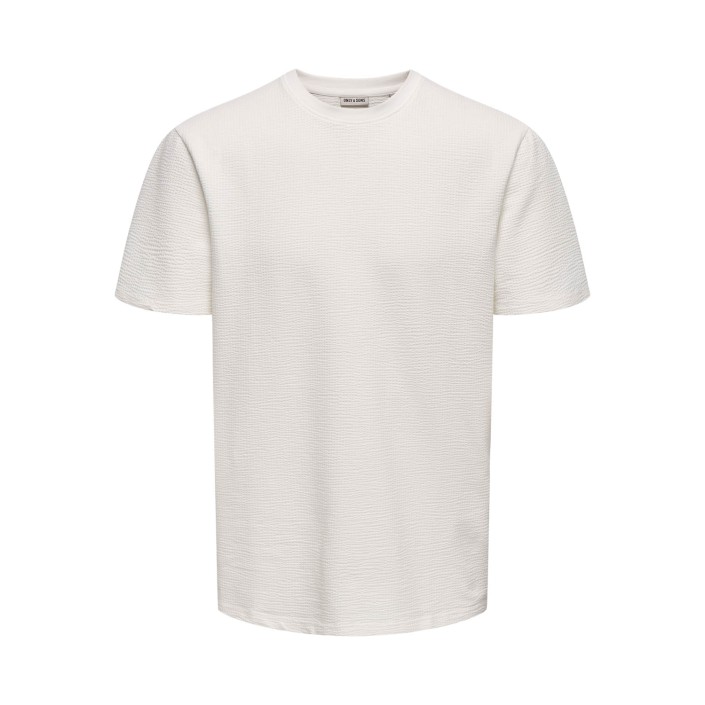 ONLY&SONS ONSKIAN LIFE REG SEERSUCKER SS TEE : Cloud Dancer | Freewear ONSKIAN LIFE REG SEERSUCKER SS TEE : - www.freewear.nl - Freewear