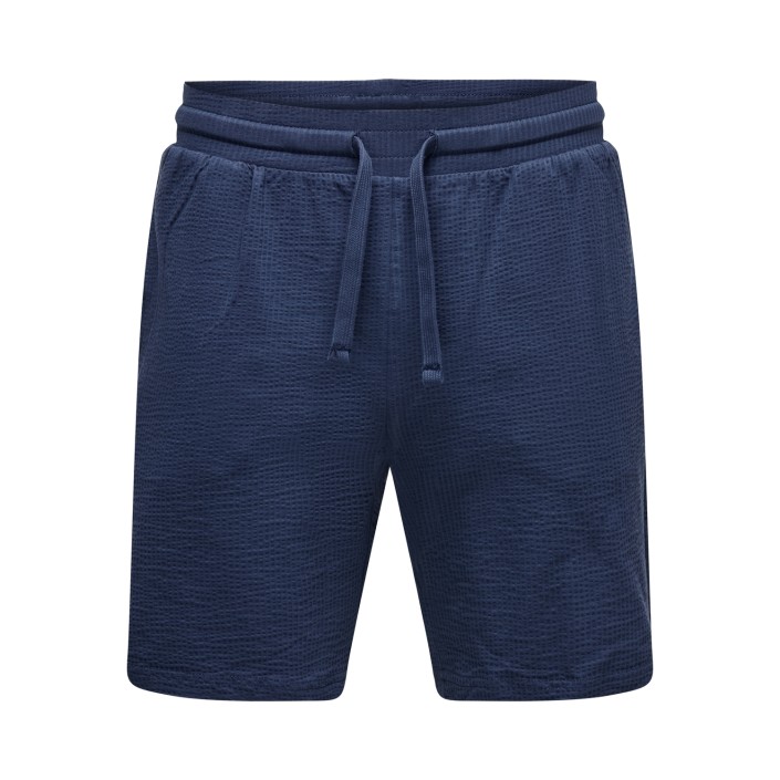 ONLY&SONS ONSKIAN LIFE REG SEERSUCKER SHORTS : Naval Academy | Freewear ONSKIAN LIFE REG SEERSUCKER SHORTS : - www.freewear.nl - Freewear