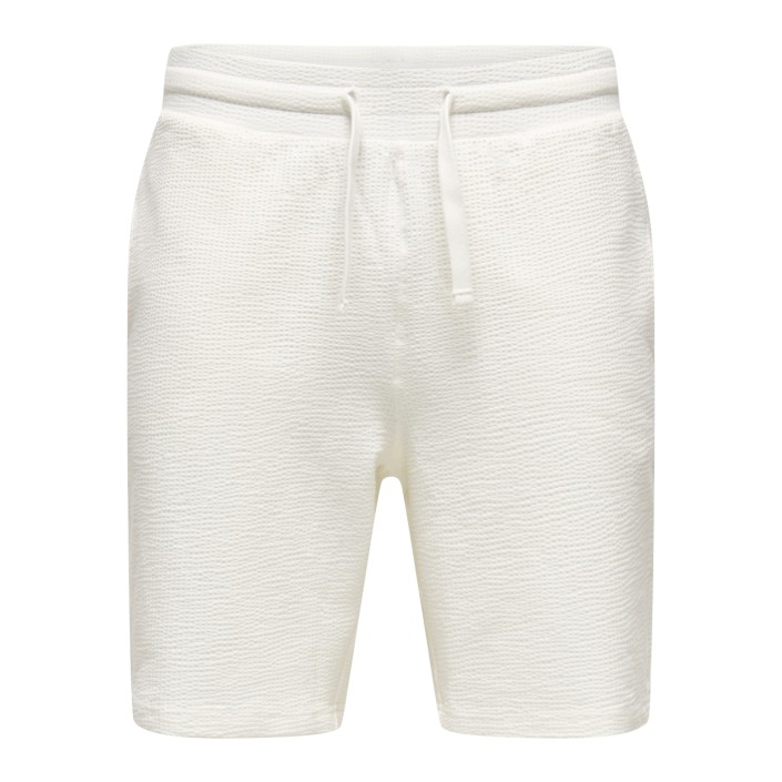 ONLY&SONS ONSKIAN LIFE REG SEERSUCKER SHORTS : Cloud Dancer | Freewear ONSKIAN LIFE REG SEERSUCKER SHORTS : - www.freewear.nl - Freewear